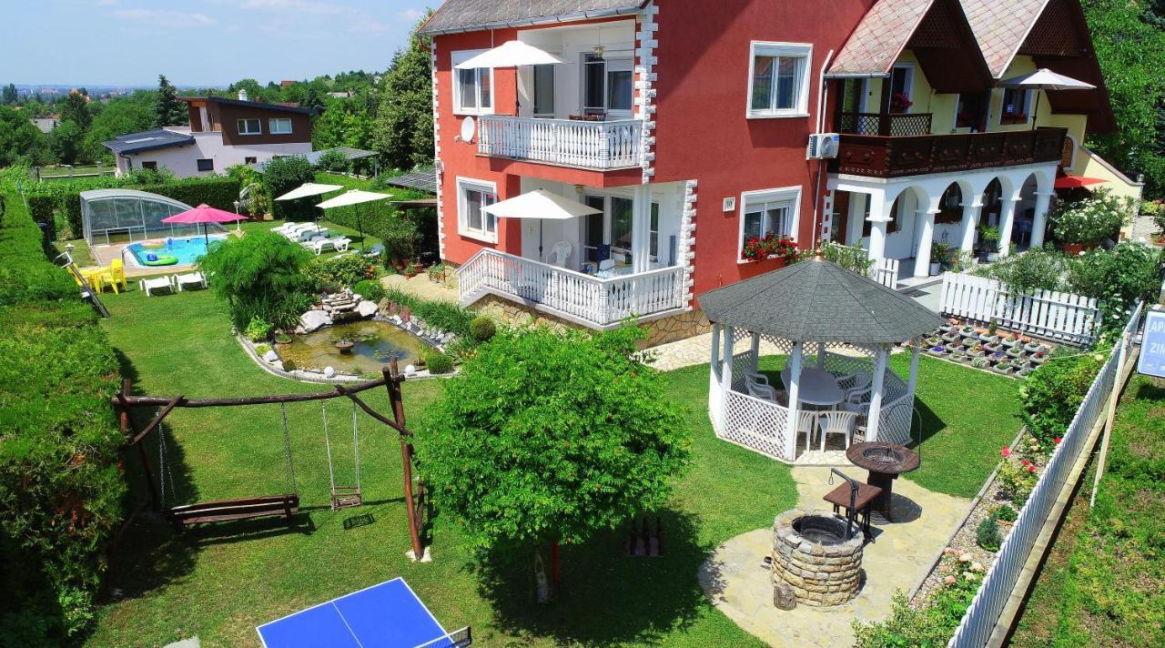 Papp Apartmanház Vonyarcvashegy Exterior foto